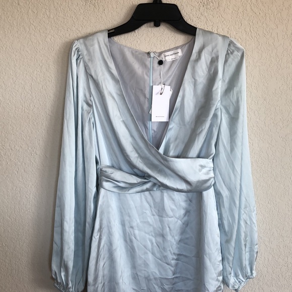 Lovers and friends Desi Mini Dress in Faded Blue - Picture 7 of 16